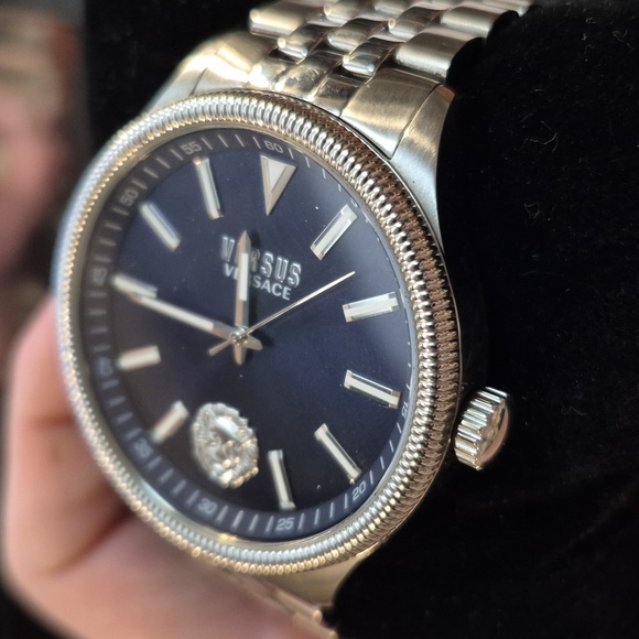 Versus Versace Silver and Blue Men's Watch - Picture 8 of 8